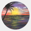 Search for summer night stickers Tropical