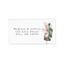 Search for palm wedding stickers Return address