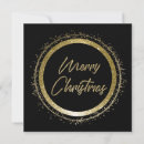 Search for glam christmas cards Black and gold