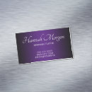 Search for purple business cards Black