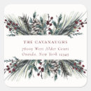 Search for winter address stickers Greenery
