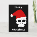 Search for skull christmas cards Red