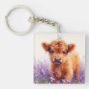 Search for cute cow key rings Scottish