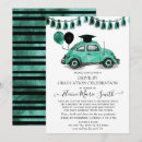 Search for teal graduation invitations University