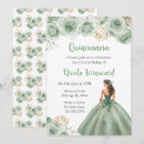 Search for sage green quinceanera invitations Elegant