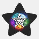 Search for wiccan symbol stickers Pentagram
