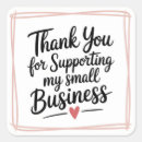 Search for thanks for supporting small business stickers Etsy