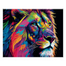 Search for colourful lion art Wildlife