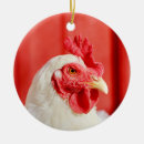 Search for rooster chicken christmas tree decorations Animal