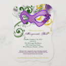 Search for mardi gras masquerade costume party invitations Ball
