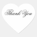 Search for heart thank you wedding stickers Calligraphy
