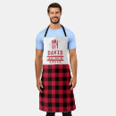 Search for red and white gingham aprons For him