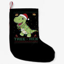 Search for t rex christmas stockings Funny