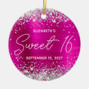 Search for 16th birthday christmas tree decorations Silver glitter