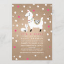 Search for llama baby shower invitations Animal