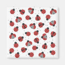 Search for ladybirds magnets White