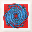 Search for blue swirl pattern barware Abstract