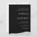 Search for masculine wedding invitations Black