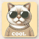Search for funny cat coasters Animal lover