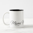 Search for mom est mugs Fun modern saying