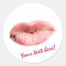 Search for funny lips stickers Kiss