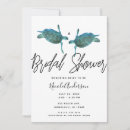 Search for teal blue bridal shower invitations Modern