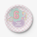 Search for pink plaid plates For kids