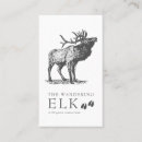 Search for elk business cards Animal