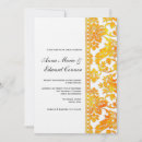 Search for damask invitations Gold