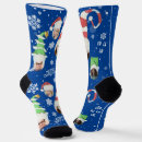 Search for funny christmas socks Blue