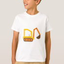 Search for construction birthday kids tshirts Excavator