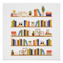 Search for bookshelf posters Library