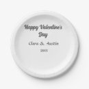 Search for valentines day paper plates Happy valentine's day