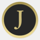Search for j monogram stickers Gold