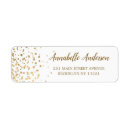 Search for confetti return address labels Stylish