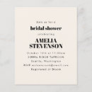 Search for clean bridal shower invitations Modern