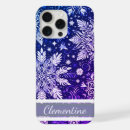 Search for snowflakes pattern iphone cases Blue