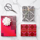 Search for red and black plaid wrapping paper Checks