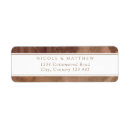 Search for taupe brown return address labels Elegant