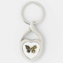 Search for gold heart key rings Black