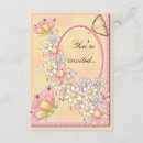 Search for butterfly daisy invitations Pink