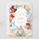 Search for alice in wonderland shower invitations Dont be late