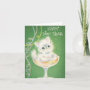 Search for vintage cat new years cards Retro