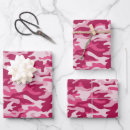 Search for pink camo wrapping paper Girly