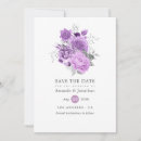 Search for purple silver save the dates Chic
