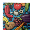 Search for fruits and vegetables tiles Colourful
