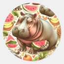Search for hippopotamus stickers Tropical