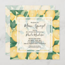 Search for lemon bridal brunch invitations Greenery