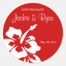 Search for red hibiscus flower stickers Beach