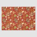 Search for autumn leaves tissue paper Red